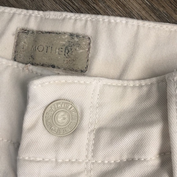 Mother denim brand cream pants - Picture 2 of 4